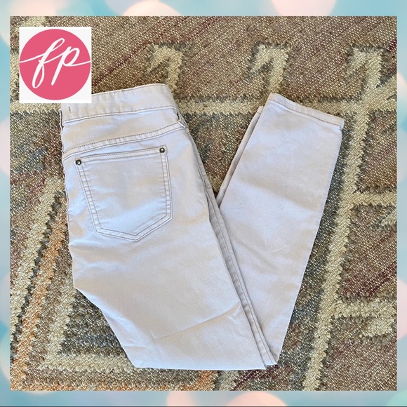 Free People lilac denim ankle jeans 27 stretchy